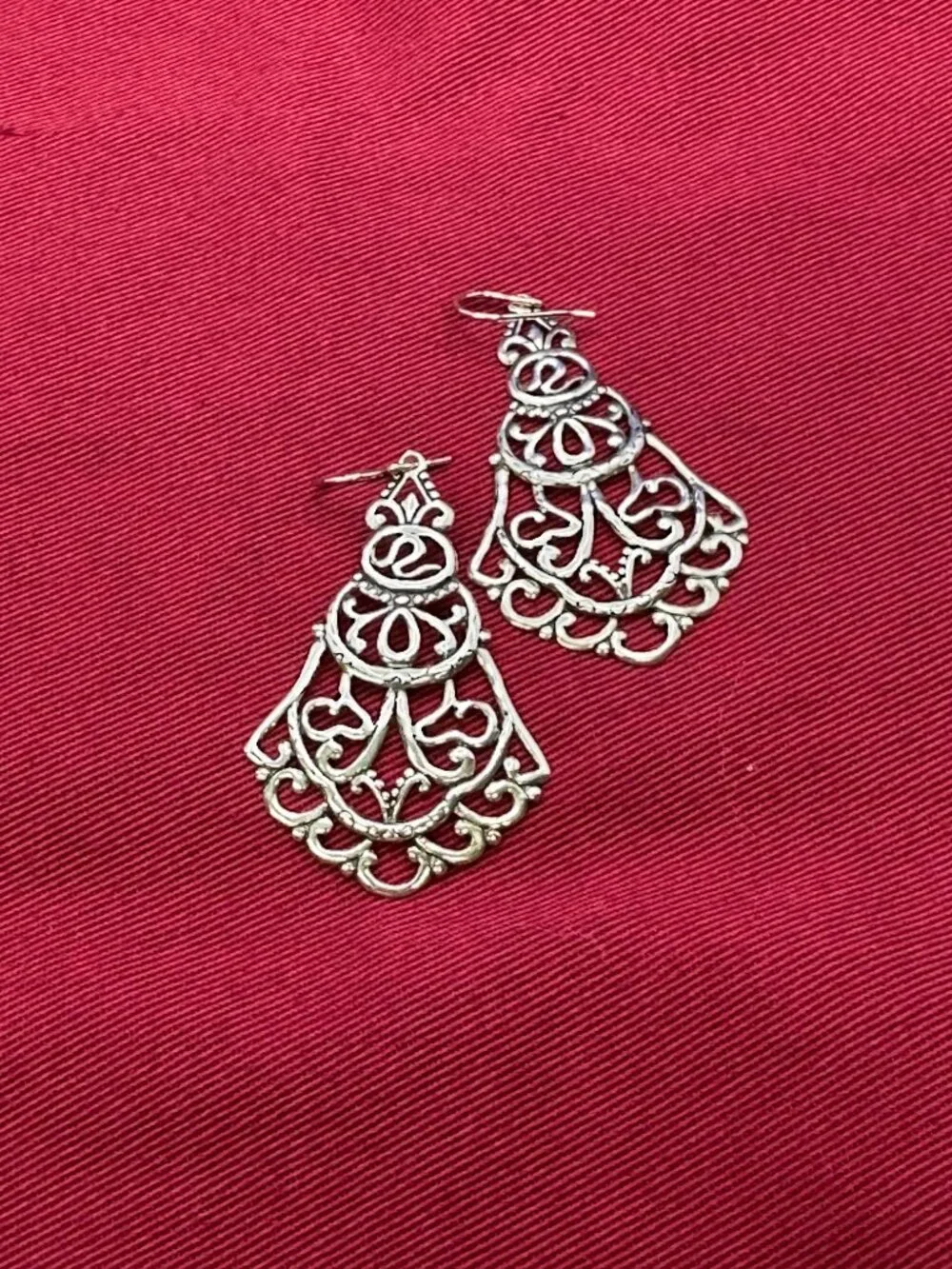 Silpada Sterling Silver Filigree “Flamenco Flare” Earrings